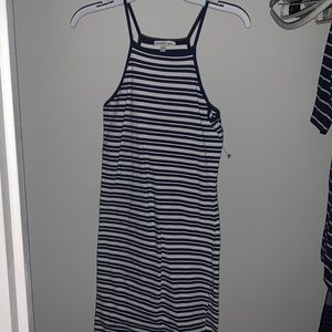 Small navy/white mini dress